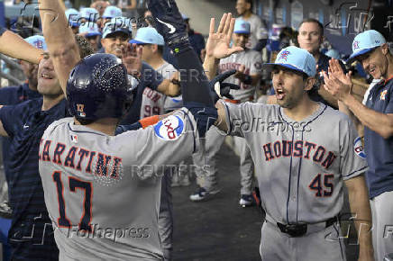 MLB: Houston Astros at Los Angeles Dodgers