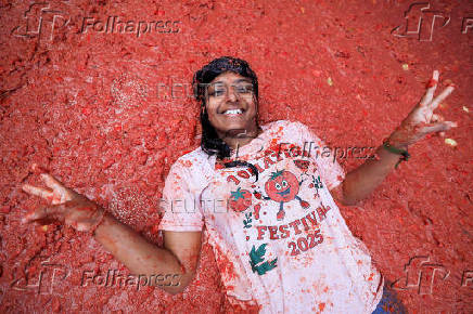The annual 'La Tomatina' food fight festival, in Bunol