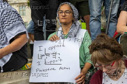 UK police make arrests at rally against Palestine Action ban