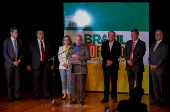 O presidente eleito Lula apresenta ministros no CCBB