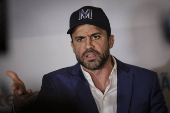 Pablo Marçal durante debate entre os candidatos à Prefeitura de SP