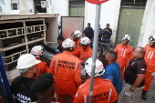 Desabamento de teto de igreja em Salvador