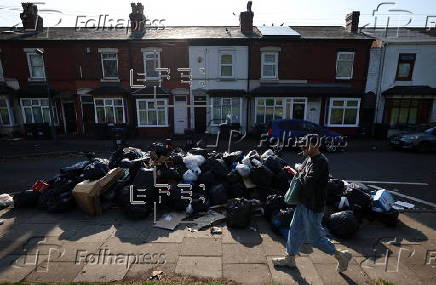 Rubbish piles high across Birmingham as bin strike continues