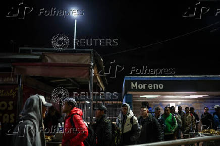 Strike against the adjustment policy of Argentinian President Javier Milei's government, in Buenos Aires