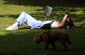 Warm weather in London