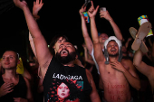 Lady Gaga's open concert at Copacabana beach in Rio de Janeiro