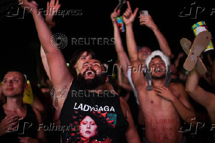 Lady Gaga's open concert at Copacabana beach in Rio de Janeiro