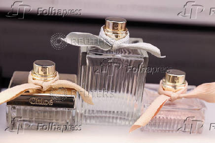 FILE PHOTO: Chloe fragrances, owned by Coty Inc., is seen for sale in Manhattan, New York City