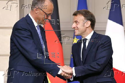New German Chancellor Merz visits Paris