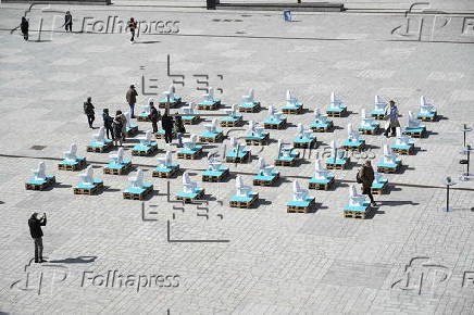 Artwork installation to promote environment and nature conservation of Balic Sea