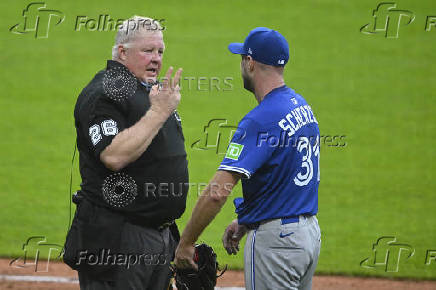 MLB: Toronto Blue Jays at Cleveland Guardians