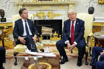Trump meets with NATO Secretary General Mark Rutte in Washington