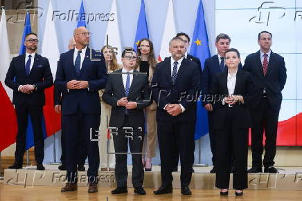 Polish Prime Minister Donald Tusk announces government reshuffle