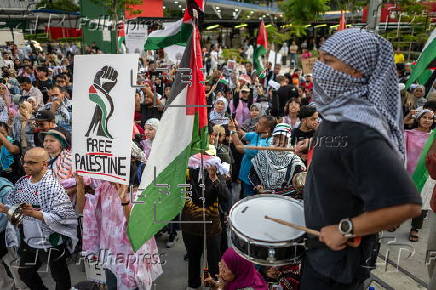 'March for Gaza' rally in Kuala Lumpur calls for end to starvation tactics in Gaza