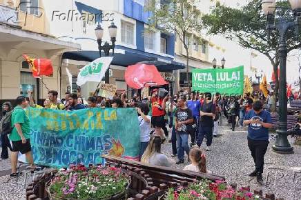 Ato contra a PL da Devastação - Curitiba-PR