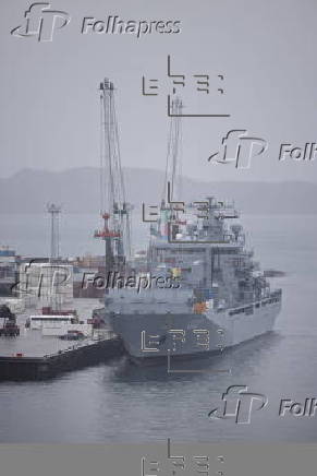 The German Navy ship FGS Berlin visits Greenland