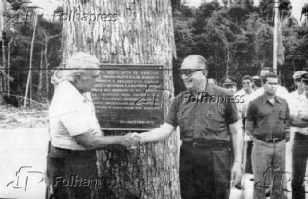 O presidente Emílio Garrastazu Médici