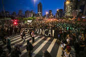 Manifestantes do Movimento Passe Livre (MPL)
