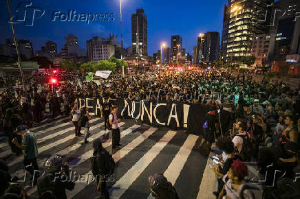 Manifestantes do Movimento Passe Livre (MPL)
