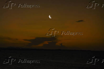 Por do Sol na Beira Mar
