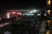 Lady Gaga's open concert in Copacabana beach in Rio de Janeiro