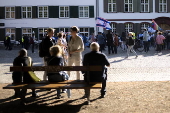 69th Eurovision Song Contest - Solidarity rally for the Israeli ESC participant Yuval Raphael