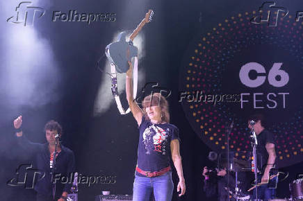 The Pretenders durante show em São Paulo
