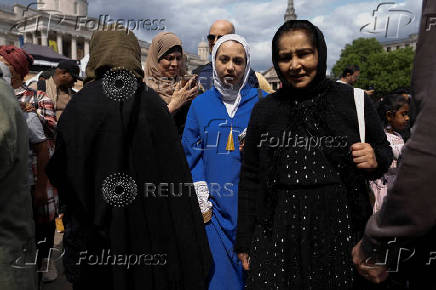 'Eid on the Square' celebrations in Trafalgar Square, London
