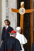 Pope Leo XIV leads Holy Door procession to mark Jubilee of the Holy See