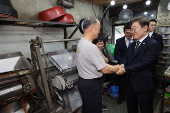 South Korean President Lee Jae-myung vists border region