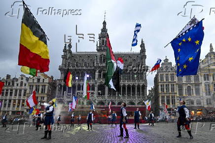 Procession of Ommegang in Brussels