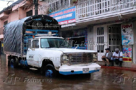 Heavy rains in Puerto Carreno