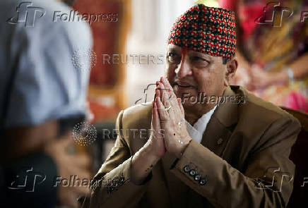 Birthday of former King of Nepal Gyanendra Bir Bikram Shah Dev, in Kathmandu