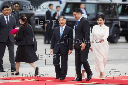 Japanese Emperor Naruhito and Empress Masako visit Mongolia