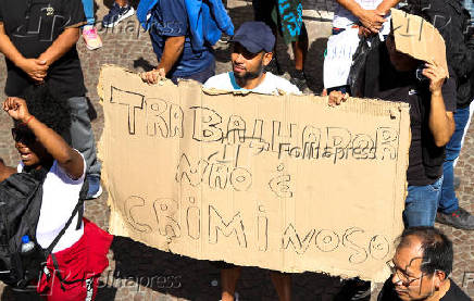 Protesto de Ambulantes em frente à Prefeitura de São Paulo