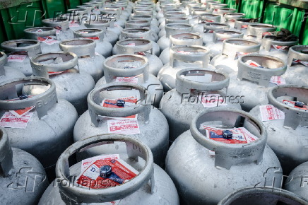 Botijões de gás de cozinha - GLP (Gás Liquefeito de Petróleo)