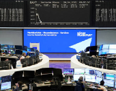 German share price index DAX graph is pictured at the stock exchange in Frankfurt
