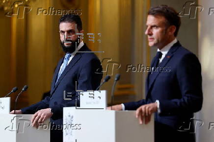 French President Macron receives Syria interim leader Ahmed al-Sharaa