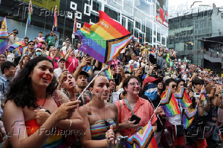 Annual LGBTQ+ Pride parade in Bangkok