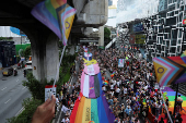 Annual LGBTQ+ Pride parade in Bangkok