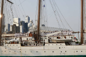 Llegada del buque Juan Sebastián Elcano a Nueva York