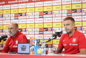 Soccer friendly international - Poland's press conference