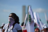 Demonstration for World Environment Day and against bills that propose changes to the environmental licensing system, in Brasilia