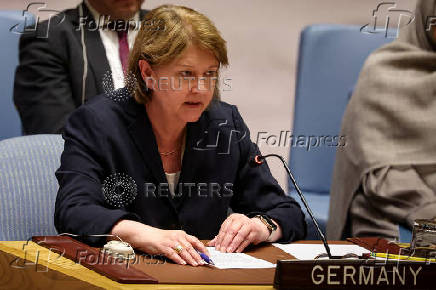 United Nations Security Council meeting about the conflict between Israel and Iran, in New York
