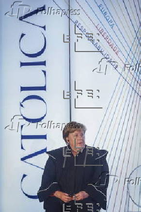 Angela Merkel receives honorary doctorate from Catholic University of Portugal