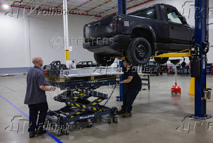 Slate Auto's beta production facility in Orion Township