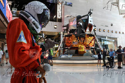 Smithsonian's National Air and Space Museum reopens its Mall entrance and several galleries to the public in Washington