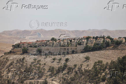 A view of the Israeli settlement of Maale Adumim, in the Israeli-occupied West Bank