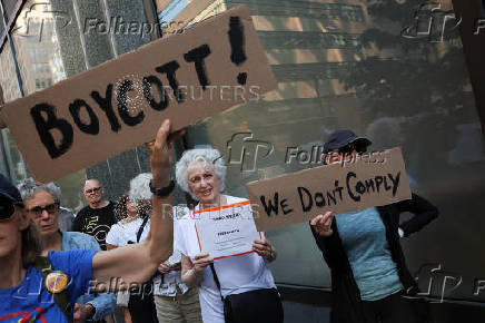 Protest after Disney's ABC pulled 