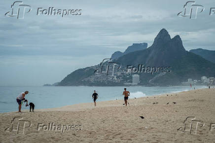 Movimentacao na Praia de Ipanema